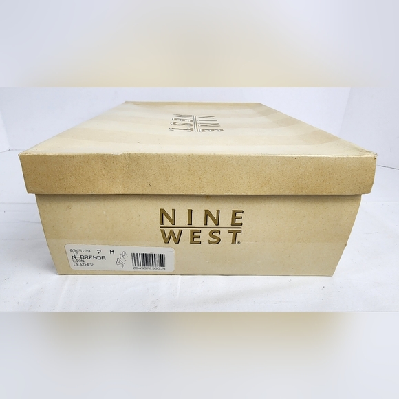 ❤️ NIB NINE WEST WOMEN'S LEATHER N-BRENDA ANKLE BOOTS - BROWN - SIZE 7 M ❤️ - Picture 12 of 12